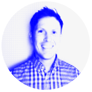 Stephen Parslow halftone portrait
